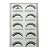 MZ01 - CARTELA DE CÍLIOS 5 PARES 3D - Imagem 1