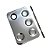 PLACA E ESPÁTULA DE AÇO INOX PARA MISTURAR BASE - MEYLIS - Imagem 1