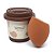 ESPONJA PARA MAQUIAGEM ESTOJO DE COPINHO DE CAFÉ  - MISS FRANDY - Imagem 1