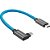 Kondor Blue Cabo USB-C 3.1 Gen 2 Type-C Right-Angle (21cm) - Imagem 2