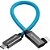 Kondor Blue Cabo USB-C 3.1 Gen 2 Type-C Right-Angle (21cm) - Imagem 1