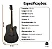 Violão Tagima Tbw Black Wood Series Elétrico Folk Aço - Imagem 2