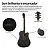 Violão Tagima Tbw Black Wood Series Elétrico Folk Aço - Imagem 6