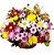 Cesta  flores de Alegria - Imagem 1