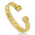 Pulseira tipo bracelete TRAMA TRANÇADA da coleção MAESTRO em ouro 18k - Imagem 1