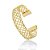 Pulseira tipo bracelete MACRAMÉ da coleção MAESTRO em semi joia banhada em ouro 18k - Imagem 1