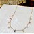 COLAR GOTAS CRISTAL TURMALINA ROSA NO BANHO OURO18K - Imagem 2