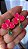 BRINCO ORQUÍDEA ESMALTADA PINK COM GOTA TURMALINA NO BANHO OURO18K - Imagem 1