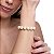 PULSEIRA ELOS E PÉROLAS BANHADOS A OURO18K - Imagem 1