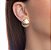 BRINCO CONCHA NO BANHO OURO18K - Imagem 1