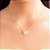 COLAR CORAÇÃO CRAVEJADO EM VOLTA ZIRCONIA CRISTAL NO BANHO OURO18K - Imagem 1