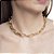 Choker elos Cartier no banho ouro18k - Imagem 1