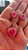 Conjunto coração pink Fusion com cravação zirconias cristal no ródio branco - Imagem 2