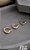 Brinco trio corações zircônia cristal no banho ouro18k - Imagem 2