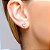 Conjunto princesa coração cristal banhado à ouro18k - Imagem 4