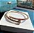 Bracelete prego cravejado micro zirconias coloridas no banho ouro18k - Imagem 2
