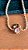 Pulseira 1 menina cristal rosa no banho ouro18k - Imagem 1