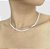 Choker fita ródio branco - Imagem 1