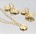 Conjunto conchas no banho ouro18k - Imagem 1