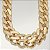 Choker elos luxo com cravação zirconias cristal no banho ouro18k - Imagem 2