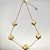 Choker 5 trevos no banho ouro18k com ultra Ion - Imagem 1