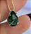 Conjunto gota esmeralda no banho ouro18k - Imagem 2
