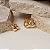 Brinco duo de argolinhas no banho ouro18k - Imagem 1