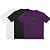 Camiseta Plano C Pack Basic Branco Roxo E Preto - Imagem 1