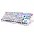 TECLADO MOTOSPEED CK82 BRANCO SWITCH VERMELHO RGB - Imagem 2