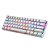 TECLADO MOTOSPEED CK62 BRANCO SWITCH VERMELHO RGB - Imagem 2