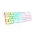 Teclado Mecanico Gamer Redragon Ashe, RGB, Switch Blue, Branco, K626-KB-W-PT-BLUE - Imagem 4