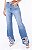Calça Jeans Wide Leg barra de destroyed cintura super alta - Ana Hickmann :) - Imagem 2