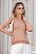 Blusa Tricot Modal V Basic - Nude - Imagem 1