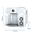Purificador de Água Top Life Platinum Compact 220V com Refil Bactericida - Imagem 9