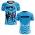 Camisa Fortnite Personalizada com nome Azul Tecido Dry Jogo Leve e Macio - Imagem 3