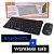 Kit Teclado e mouse sem fio Ley-177 preto - Imagem 1