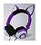 Headphone Fox Cosplay Com Pisca De Led Exbom cor preto - Imagem 1