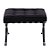 Puff Barcelona Couro Eco Preto Myes Van Der Rohe - Imagem 3