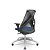 Cadeira Bix preta assento aero Azul sistema auto-compensador Back Plax Slider - Imagem 1
