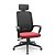 Cadeira Presidente Porto Rico II Linha ABNT 17 ADRIX -PLXT vermelho/preto - Imagem 1