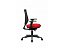 Cadeira Escritório /  Diretor Eiffel pto /Verm ergonômica Plus - Imagem 3