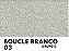 Poltrona Morgana com Puff tec Boucle Branco base madeira maciça - Imagem 6