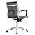 Kit 2 Cadeiras Giratória Office Sydney Diretor Tela Preta Base Aço - Imagem 3