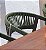 CONJUNTO MESA ITÁLIA COM 08 CADEIRAS ITÁLIA CORDA NÁUTIKA  VERDE MUSGO E ALUMINIO MARROM - Imagem 2