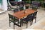 CONJUNTO DUBAI MESA DUBAI 200CM +06 CADEIRAS DUBAI+NAMORADEIRA +02 POLTRONAS +BALANÇO E MESA DE CENTRO - Imagem 1