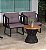 CONJUNTO DUBAI MESA DUBAI 200CM +06 CADEIRAS DUBAI+NAMORADEIRA +02 POLTRONAS +BALANÇO E MESA DE CENTRO - Imagem 3