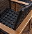 Conjunto Completo Mesa Rafaela  250 cm com 06 cadeiras Rafaela madeira corda sintética preta - Imagem 3
