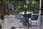 CONJUNTO COMPLETO AVALON MESA 95 CM DIÂMETRO +POLTRONAS AVALON + BALANÇO AVALON - Imagem 1