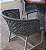 CONJUNTO COMPLETO AVALON MESA 95 CM DIÂMETRO +POLTRONAS AVALON + BALANÇO AVALON - Imagem 2