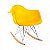 Cadeira  Charles Eames Balanço Amarelo - Imagem 1